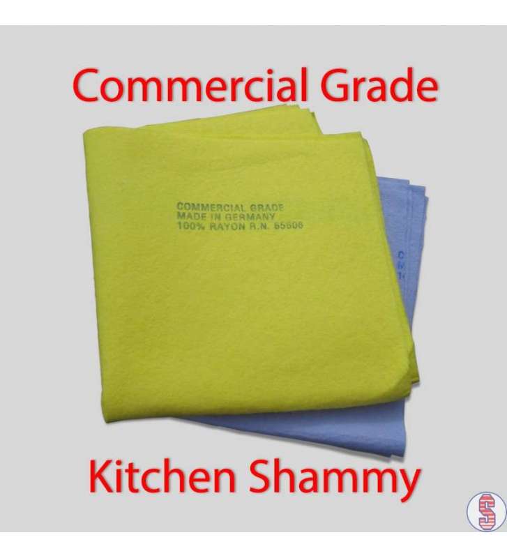 Kitchen Shammy 15 x 15 inch Blue and Yellow